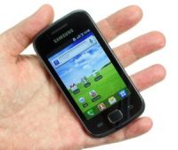 Telefon mobil Samsung Galaxy Gio S5660 Black 3 1